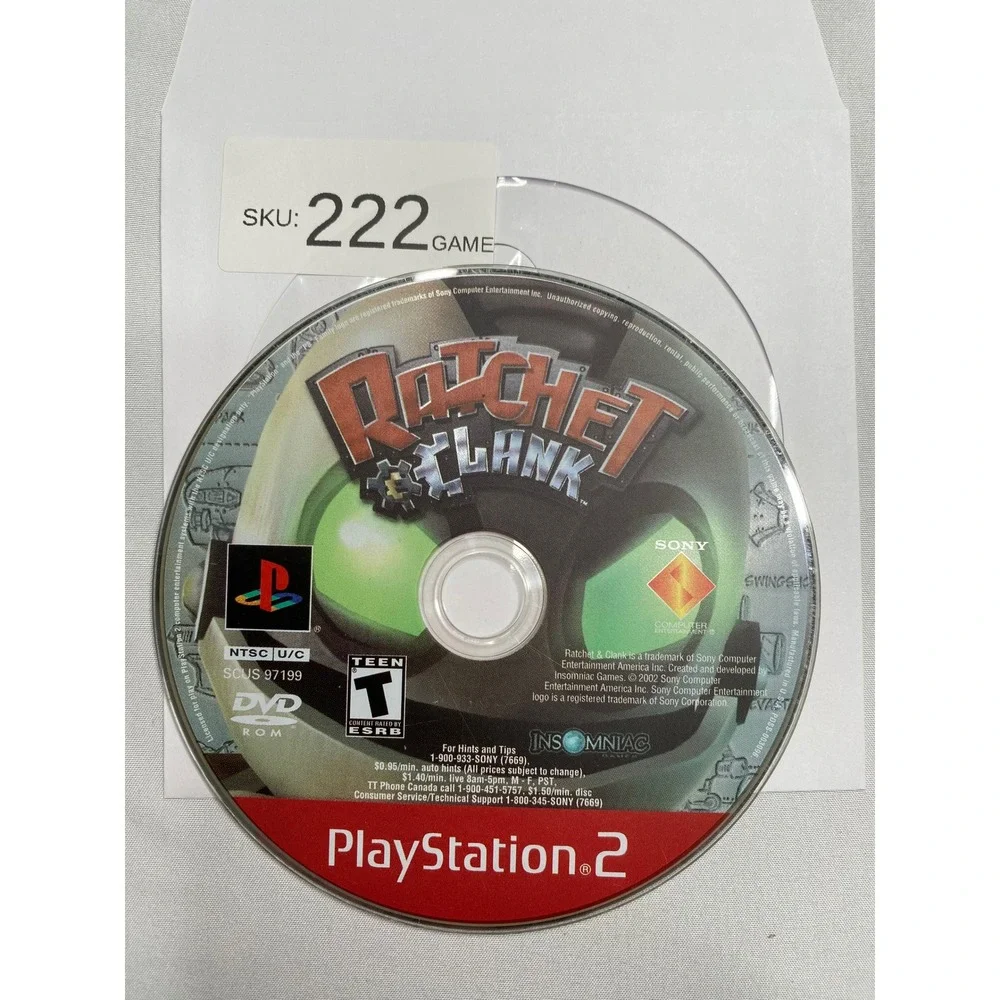 Ratchet & Clank Sony PlayStation 2